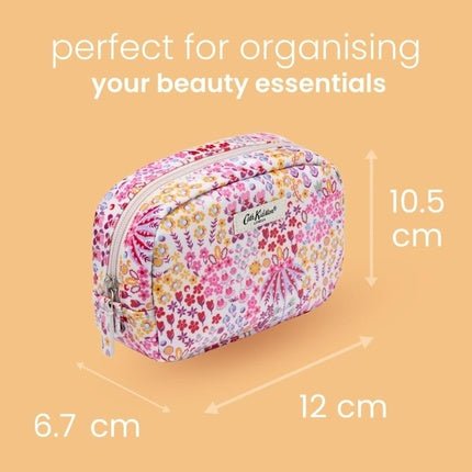 Cath Kidston Small Wash Bag Makeup Bag with Mirror Afinity Ditsy - Maison des fragrances