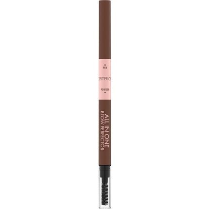 Catrice All In One Brow Perfector Eyebrow Pencil No. 020 Brown Long - Lasting - Maison des fragrances