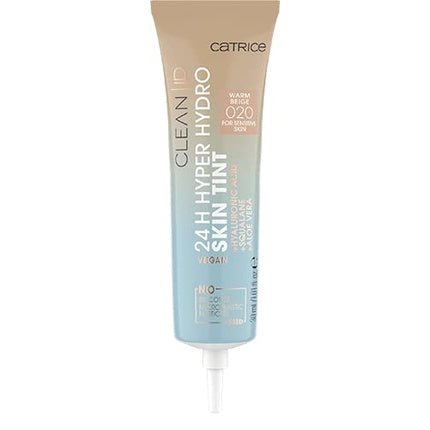 Catrice Clean ID 24H Hyper Hydro Skin Tint Makeup Foundation 30ml - No. 020 Warm Beige - Maison des fragrances