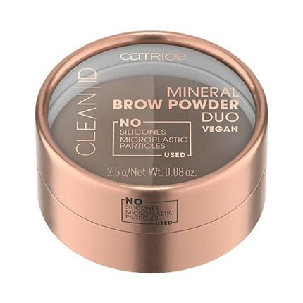 Catrice Clean ID Mineral Brow Powder Duo 010 Light To Medium 2.5g - Maison des fragrances