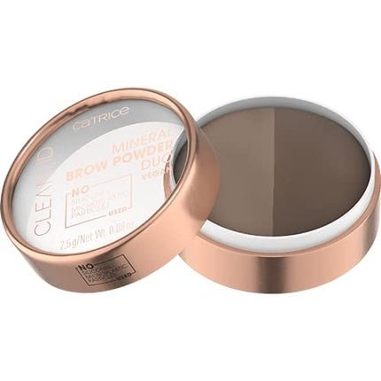 Catrice Clean ID Mineral Brow Powder Duo 010 Light To Medium 2.5g - Maison des fragrances