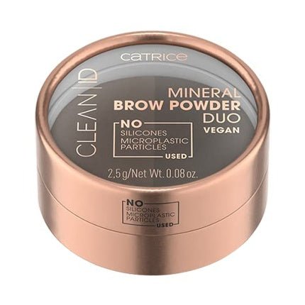 Catrice Clean ID Mineral Brow Powder Duo 020 Medium To Dark 2.5g - Maison des fragrances