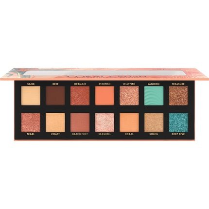 Catrice Coral Crush Slim Eyeshadow Palette No. 030 Multicoloured 14 Colours - Maison des fragrances
