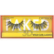 Catrice Faked 3D Wild Curl Lashes Black Long - lasting False Eyelash Effect Vegan - Maison des fragrances