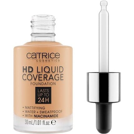 Catrice HD Liquid Coverage Foundation No. 034 Nude Long - Lasting Matte - Maison des fragrances