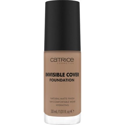 Catrice Invisible Cover Foundation 30ml 045N Nude Moisturizing Long - Lasting Natural for Dry Skin Vegan Oil - Free Paraben - Free Microplastic - Free - Maison des fragrances