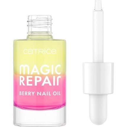 Catrice Magic Repair Berry Nail Oil Multicolor Nourishing Repairing Translucent Acetone - Free Vegan Paraben - Free 8ml - Maison des fragrances