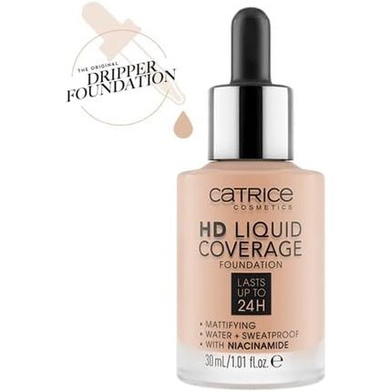 Catrice Make - Up HD Liquid Coverage Foundation Rose Beige 20 30ml - Maison des fragrances
