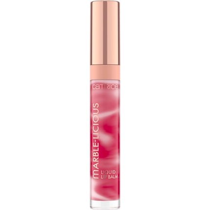 Catrice Marble - licious Liquid Lip Balm Nourishing Hydrating Softening with Coconut Oil Glossy Non - Sticky Finish with Tint of Color Vegan Cruelty Free 40 Swirl It Twirl It - Maison des fragrances