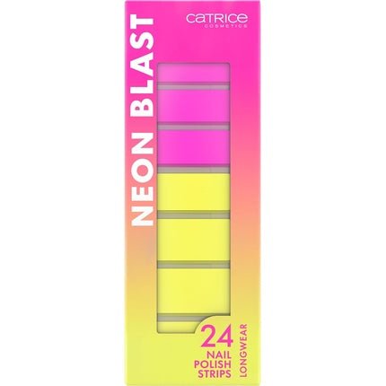 Catrice Neon Blast Nail Polish Strips 24 Pieces - Maison des fragrances