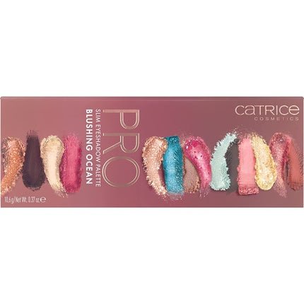 Catrice Pro Slim Eyeshadow Palette Blushing Ocean 14 Colors Vegan and Nanoparticle Free 10.6g - Maison des fragrances