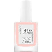 Catrice PURE Nail Polish Nr. 01 Lightness Pink Glossy Without Acetone Vegan Microplastic Particle Free 10ml - Maison des fragrances