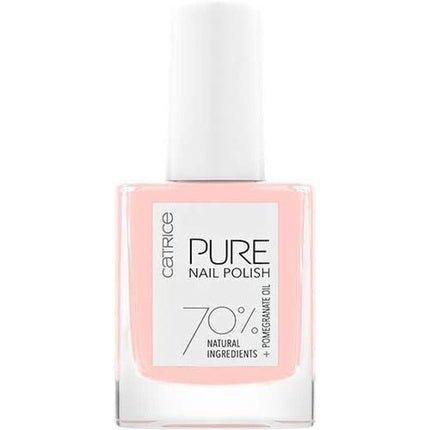 Catrice PURE Nail Polish Nr. 01 Lightness Pink Glossy Without Acetone Vegan Microplastic Particle Free 10ml - Maison des fragrances