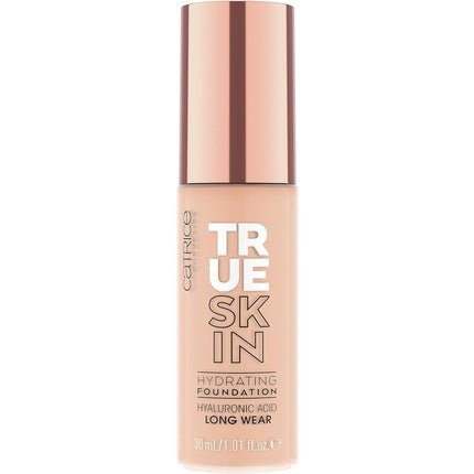 Catrice True Skin Hydrating Foundation with Hyaluronic Acid 30ml 010 Cool Cashmere - Nude Mattifying Long Lasting Vegan Makeup - Maison des fragrances