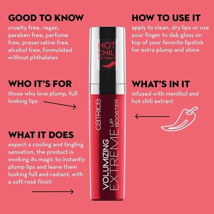 Catrice Volumizing Extreme Lip Booster Lip Gloss with Chili Extract No. 010 - Maison des fragrances