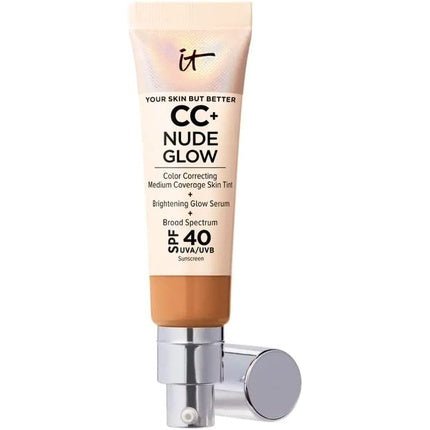 CC+ Nude Glow Lightweight Foundation and Glow Serum with SPF40 Tan - Maison des fragrances