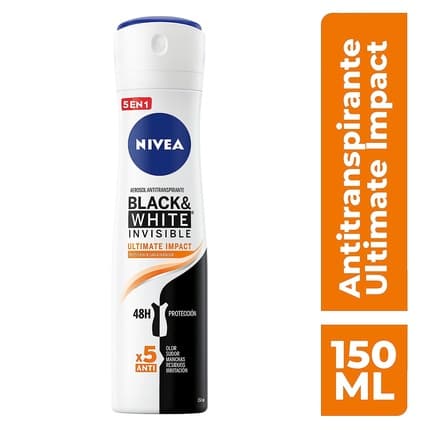 Nivea Invisible Black&White Ultimate Impact Deodorant Déodorant (Déo) Mixte 150ml