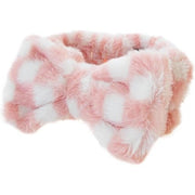 Cecily Pink & White Extra Soft Vintage Cosmetics Makeup Headband - Maison des fragrances