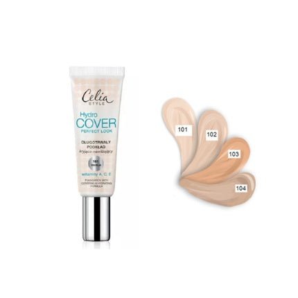 Celia Hydro Cover Foundation Long - Lasting Covering and Moisturizing with Vitamins A, C, E - Maison des fragrances
