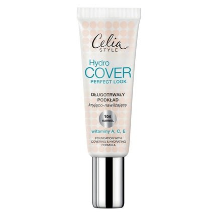 Celia Hydro Cover Perfect Look Long - Lasting Concealing And Moisturizing Foundation 104 Caramel 30ml - Maison des fragrances