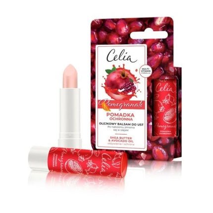 Celia Protective Lipstick Pomegranate Oil Lip Balm - Maison des fragrances