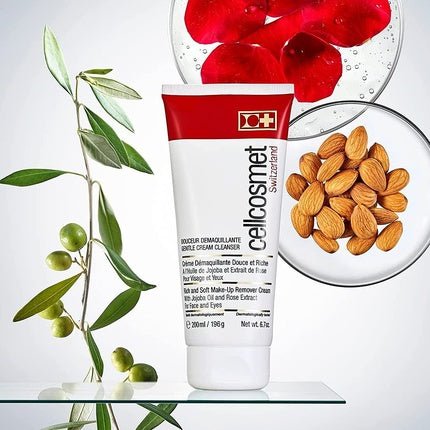 Cellcosmet Gentle Cream Cleanser Revitalizing Face Wash and Makeup Remover 6.7 oz - Maison des fragrances