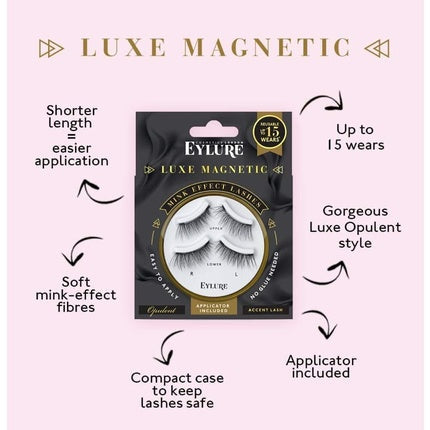 Eylure Luxe Magnetic Accent False Lashes Opulent
