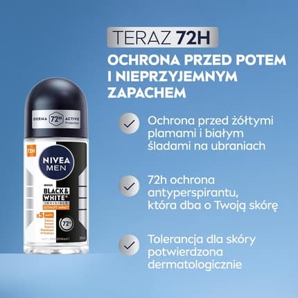 Nivea Antiperspirant Ultimate Impact Roll-On Déodorant (Déo) Mixte 50ml