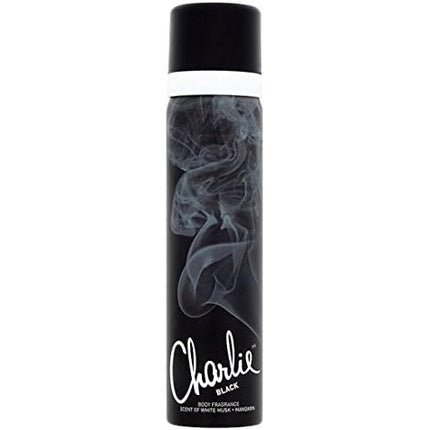 Charlie Black Perfumed Body Spray 75ml - Pack of 6 - Maison des fragrances