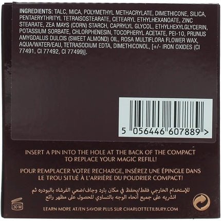 Charlotte Tilbury Airbrush Flawless Finish 3 Tan Powder Refill 8g - Maison des fragrances
