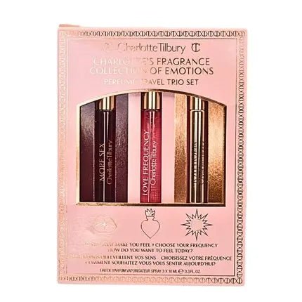 Charlotte Tilbury Fragrance Collection of Emotions - Perfume Travel - Maison des fragrances