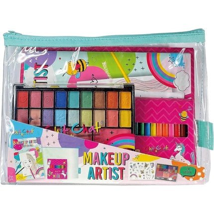 Chit Chat Girls Makeup Artist Designer Eyeshadow Palette and Sketching Gift Set - Maison des fragrances