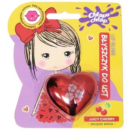 Chlapu Chlap Moisturizing Lip Gloss for Princesses with Cherry Flavor 10ml - Maison des fragrances
