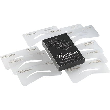 Christian Cosmetics SPA 9 - Piece Set of Eyebrow Stencils - Maison des fragrances