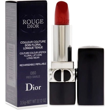 Christian Dior Rouge Couture Color Refillable Lipstick No.080 Red Smile 3.5g - Maison des fragrances