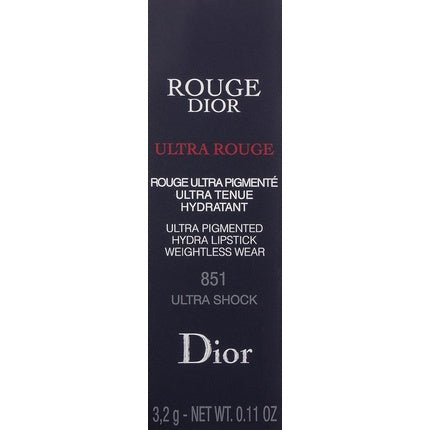 Christian Dior Rouge Dior Ultra Rouge Lipstick 851 Ultra Shock - Maison des fragrances