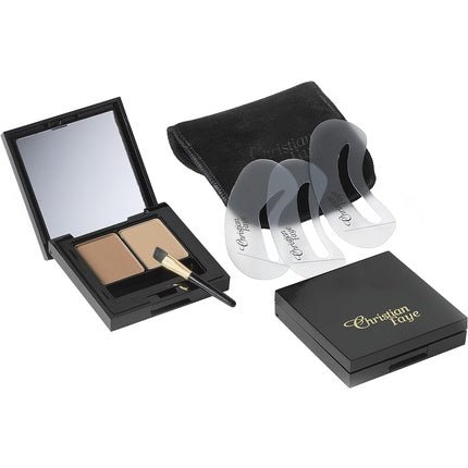 Christian Faye Brown Eyebrow Make Up Duo - Maison des fragrances