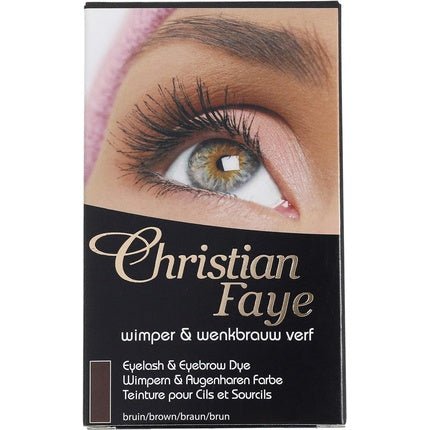Christian Faye Eyebrow Eyelash Dye Brownblack - Maison des fragrances