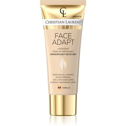 Christian Laurent Face Adapt Podkład 02 Vanilla Foundation - Maison des fragrances