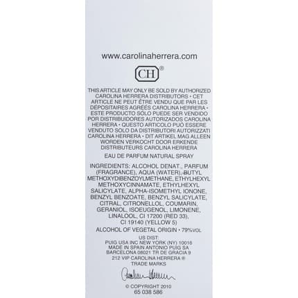 Carolina Herrera 212 Vip Eau de Parfum (EDP) Femme 30ml