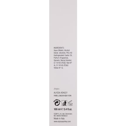 Alyssa Ashley Vanilla Eau de Cologne (EDC) Femme 100ml