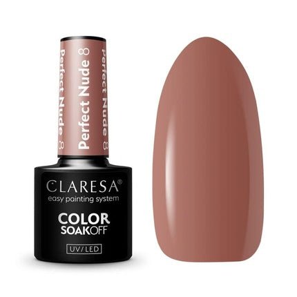 Claresa 08 Perfect Nude UV Nail Polish 5ml - Maison des fragrances