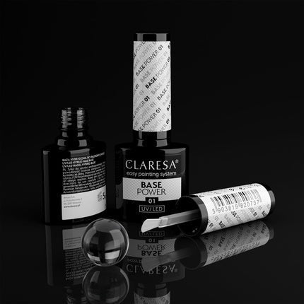 Claresa Base Power Hybrid Base 01 5g - Nail Polish - Maison des fragrances