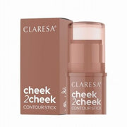 Claresa Cheek 2 Cheek Contour Stick Bronzer 01 Neutral - 5.5g - Maison des fragrances