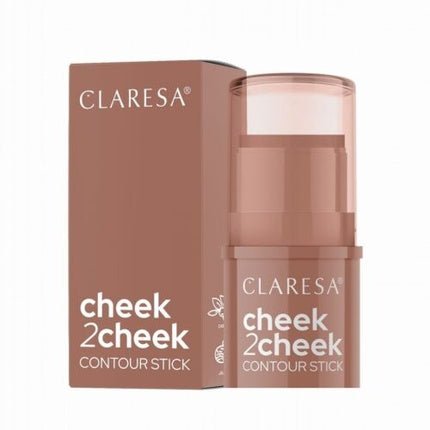 Claresa Cheek 2 Cheek Contour Stick Bronzer 01 Neutral - 5.5g - Maison des fragrances