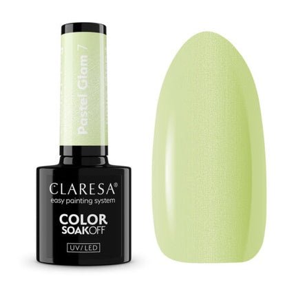 CLARESA Hybrid Nail Polish PASTEL GLAM 7 5g - Maison des fragrances