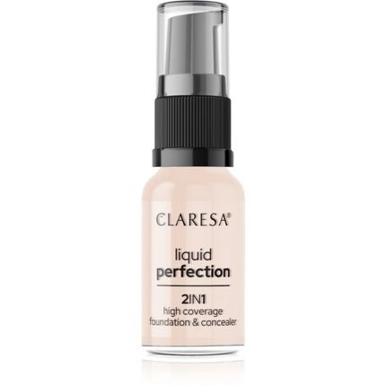 Claresa Liquid Perfection 2in1 Concealer And Foundation With Matte Finish In Liquid 101 Light 18g - Maison des fragrances