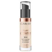 Claresa Liquid Perfection 2in1 Concealer And Foundation With Matte Finish In Liquid 102 Warm Medium 34g - Maison des fragrances