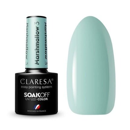 Claresa Marshmallow UV Nail Polish 5ml - Pack of 3 - Maison des fragrances