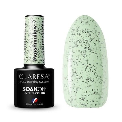 Claresa Marshmallow UV Nail Polish 5ml - Pack of 9 - Maison des fragrances
